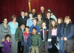 Group photo with fr John